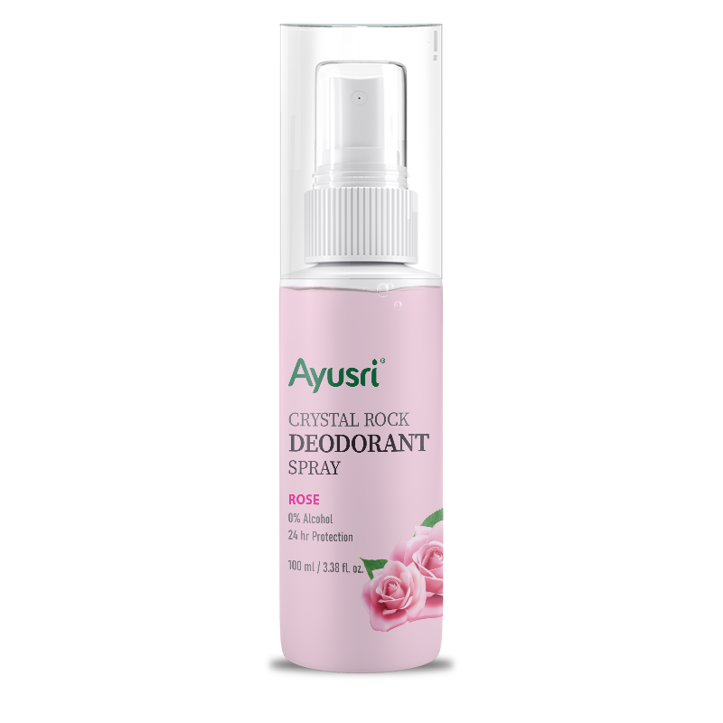 crystal deodorant spray with rose flavour
